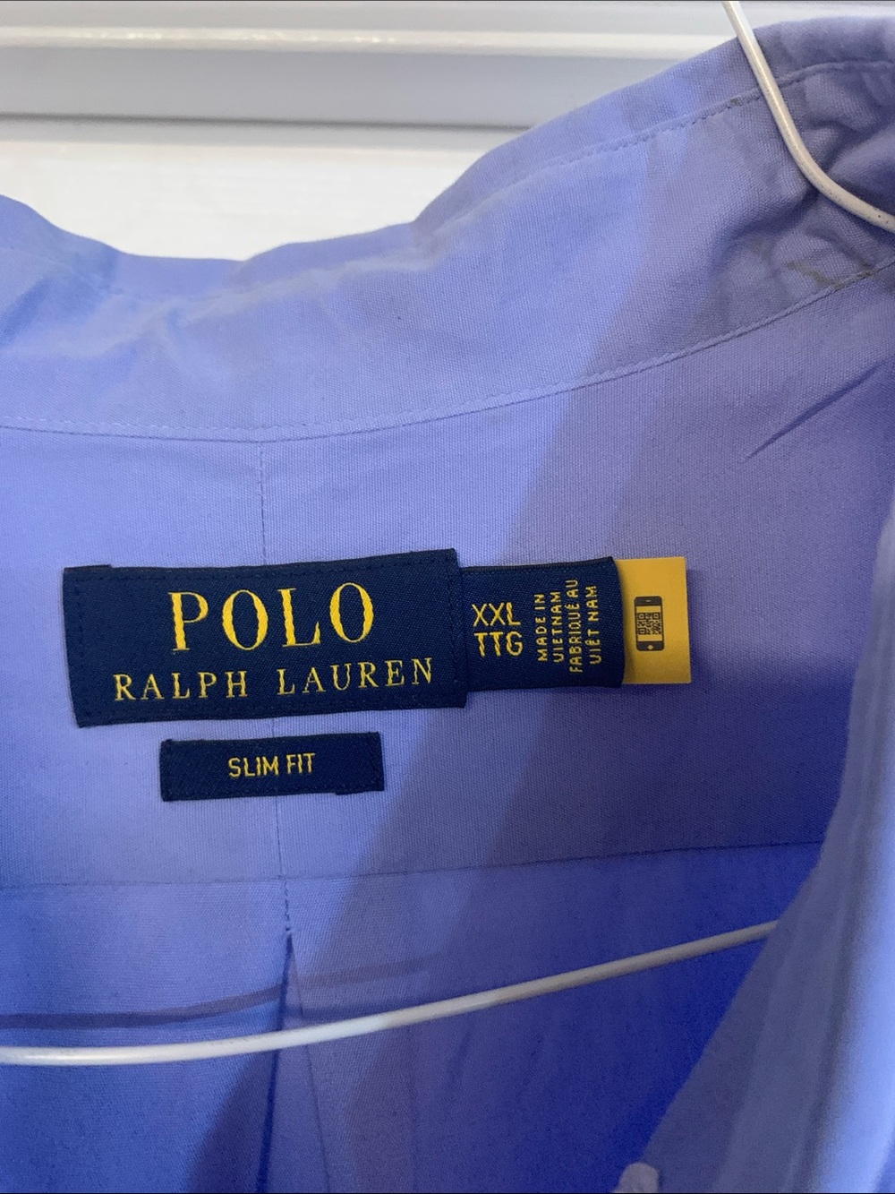 Polo by Ralph Lauren Men’s Slim Fit Dress Shirt in Periwinkle Blue